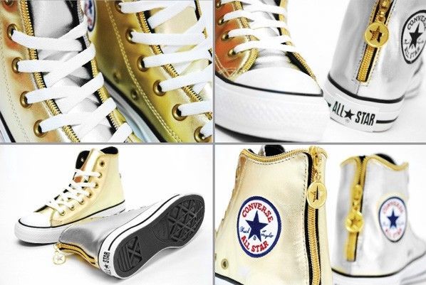 converse dorée fille